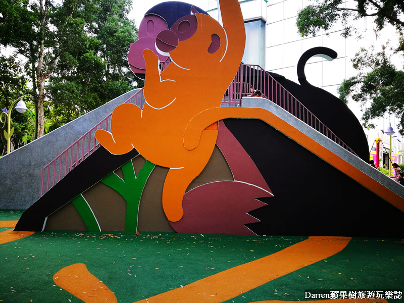 桃園景點,桃園溜滑梯公園,桃園免費景點,延平公園,猴子溜滑梯,桃園市婦女館