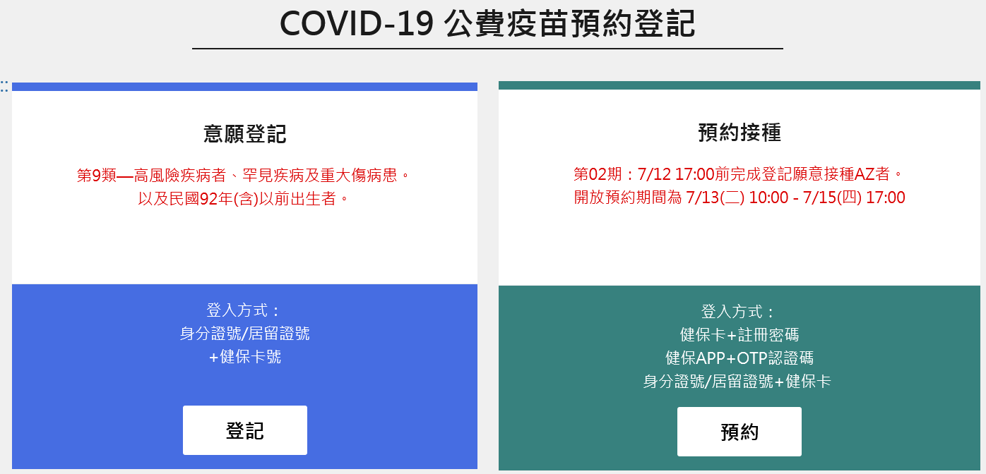 公費疫苗預約平台|線上健保快易通APP/實體超商藥局登記常見問答