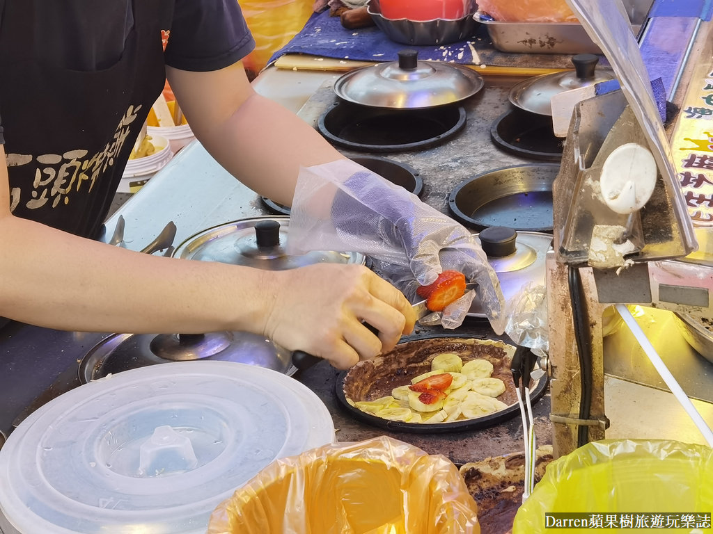 中壢美食,中壢夜市美食,石頭燒餅,中壢石頭燒餅