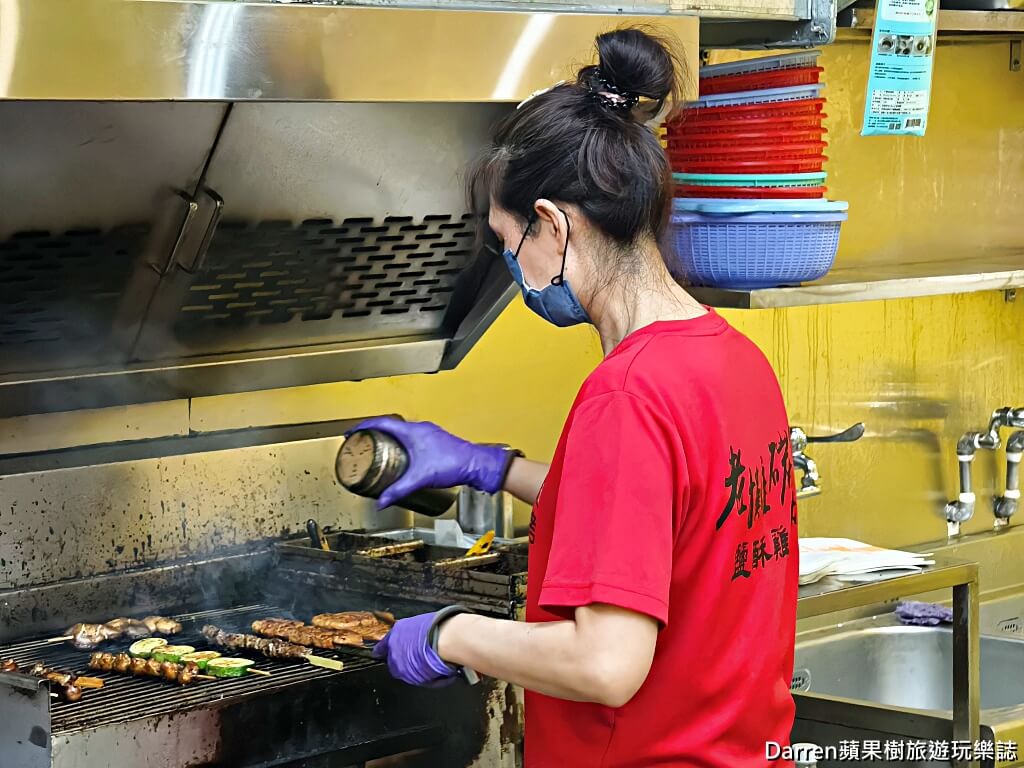老攤碳烤鹽酥雞,桃園宵夜推薦,桃園碳烤美食