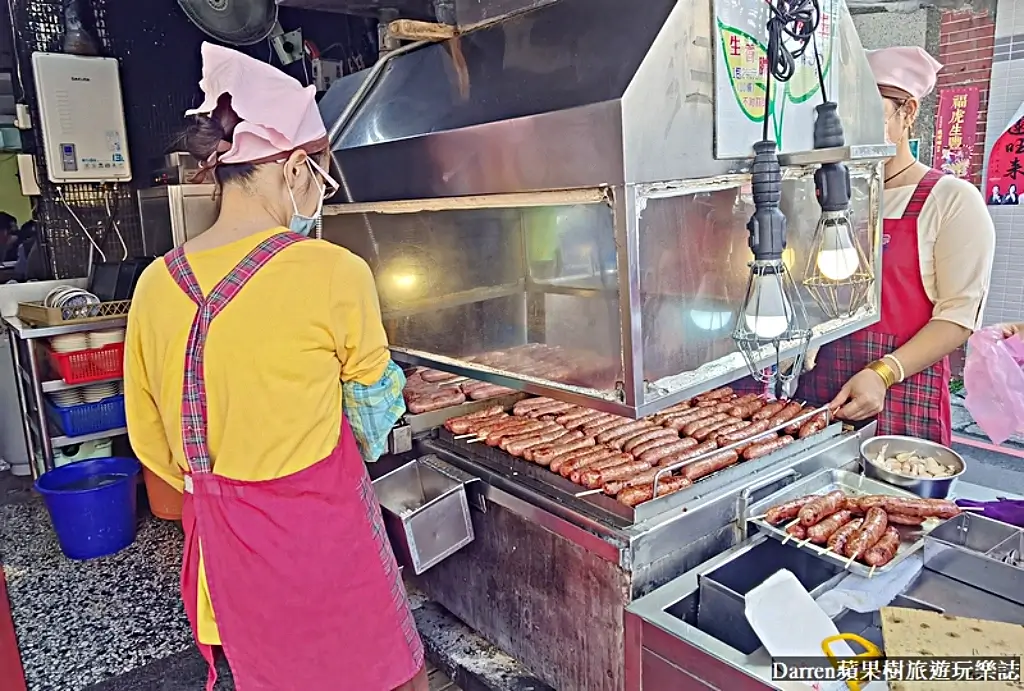 油庫口蚵仔麵線炭烤香腸,板橋美食