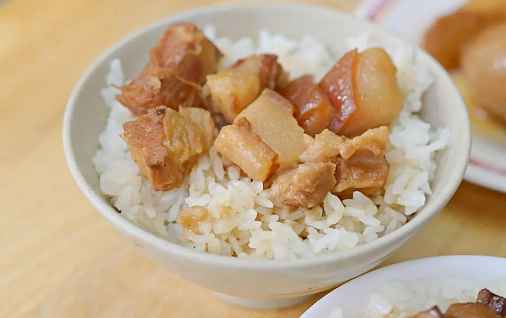 滷三塊五花肉飯,北投美食,石牌宵夜