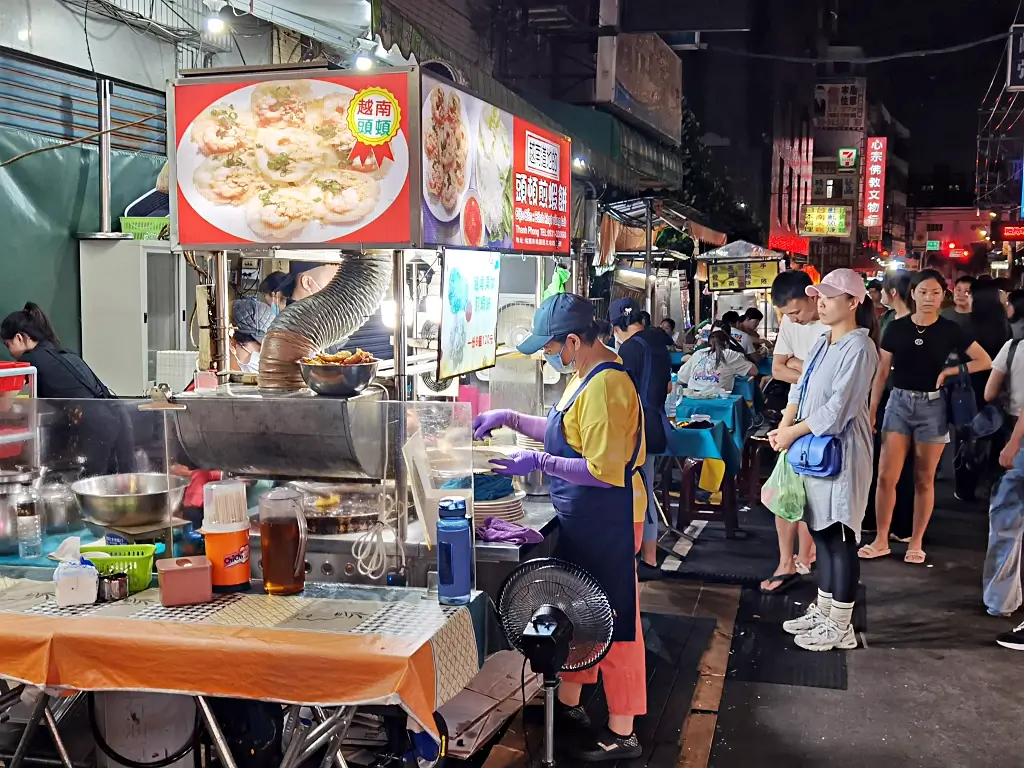 頭頓煎蝦餅,桃園夜市美食