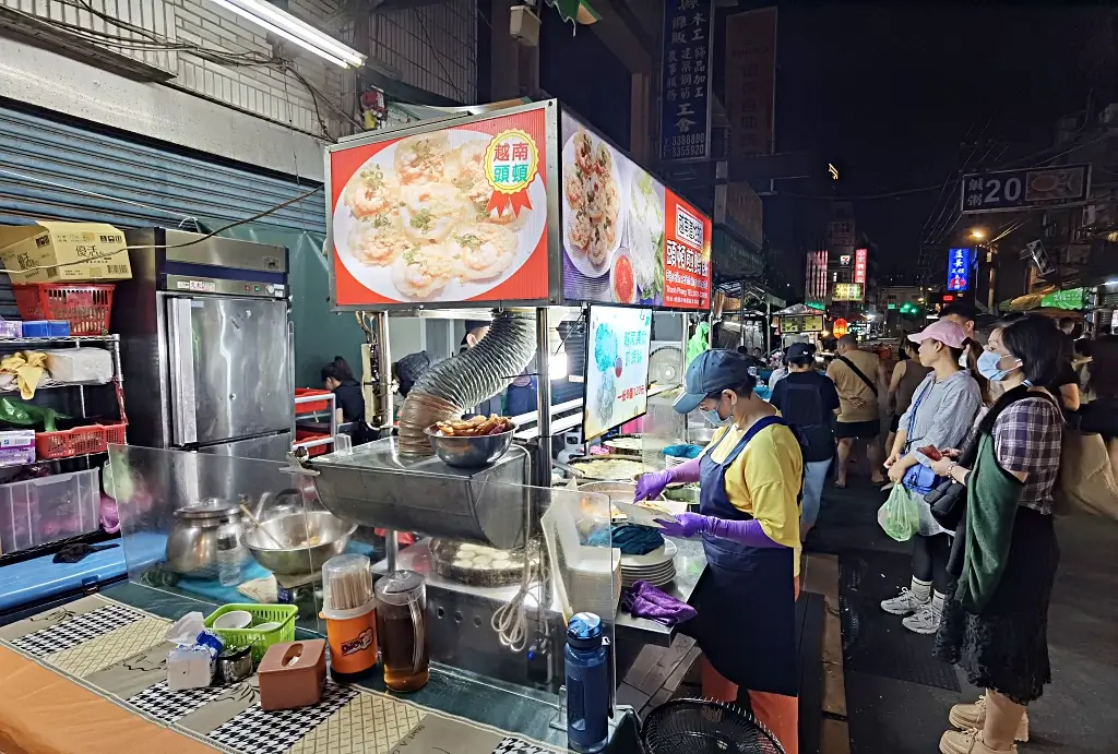 頭頓煎蝦餅,桃園夜市美食