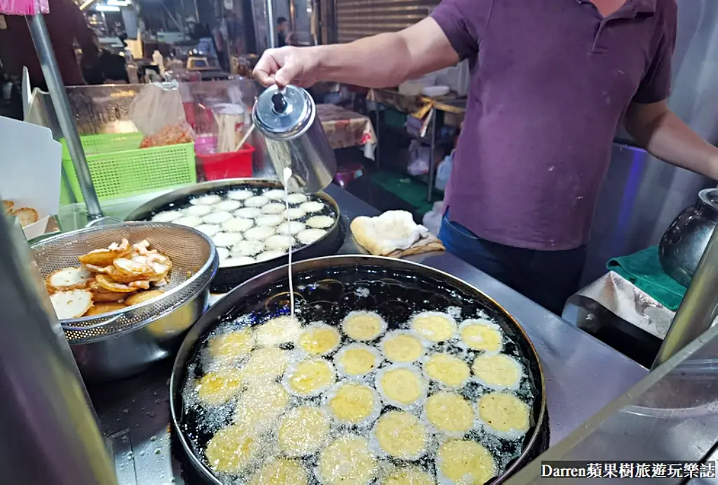 頭頓煎蝦餅,桃園夜市美食