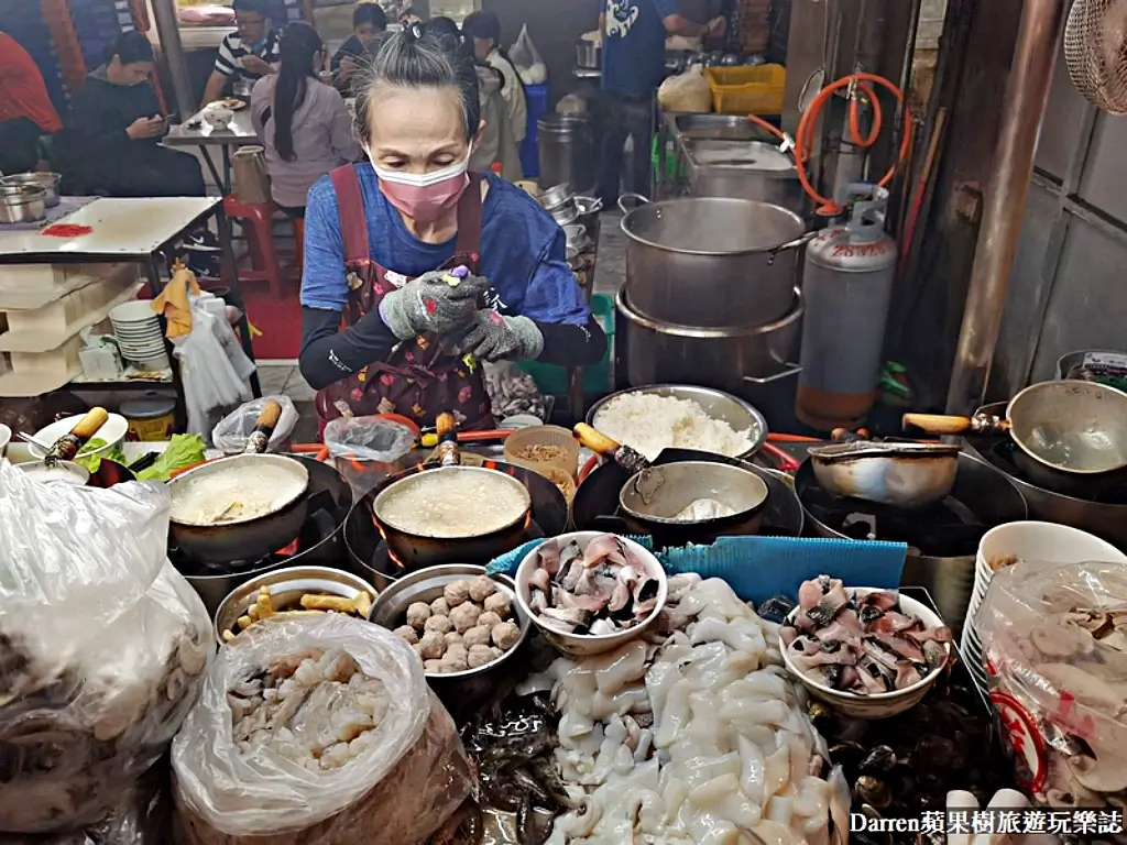 珍珍蚵仔煎海產粥,嘉義宵夜