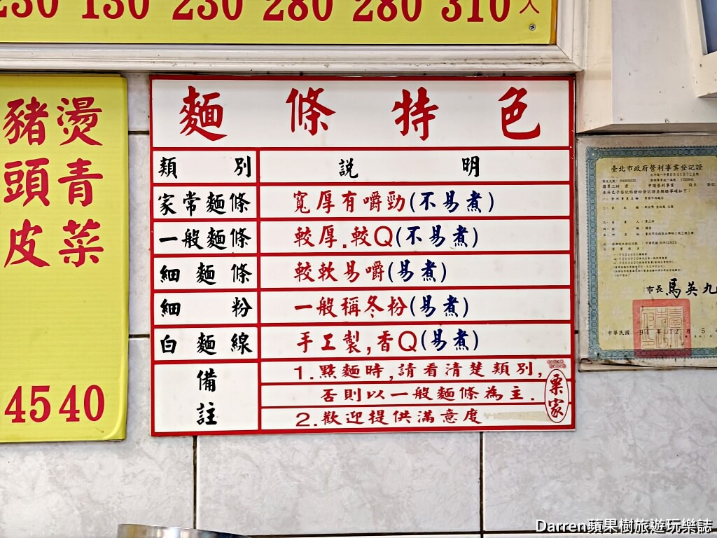 粟家牛肉麵,北投牛肉麵