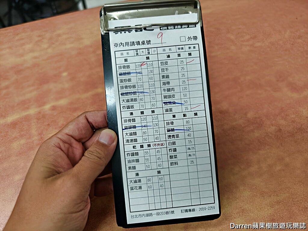 黑記懷舊排骨飯