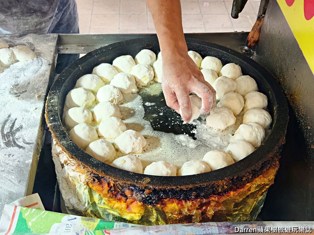 中壢郵局水煎包攤車,無名水煎包,中壢美食推薦