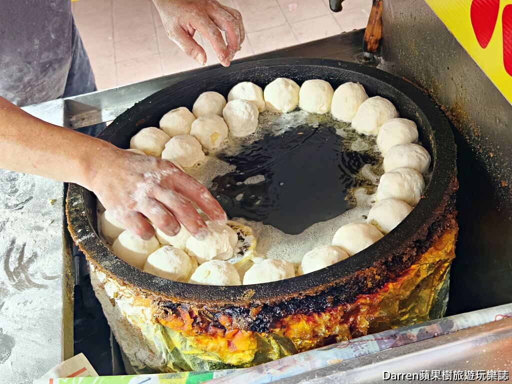 中壢郵局水煎包攤車,無名水煎包,中壢美食推薦