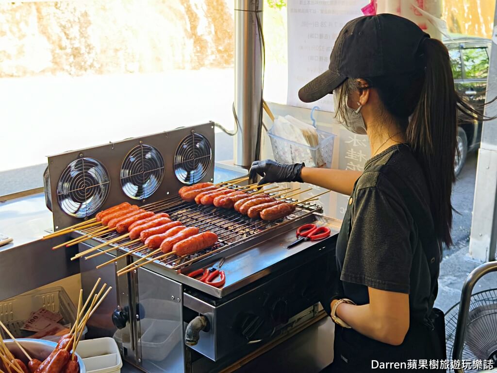 石碇萬紫桂花香腸,石碇美食,石碇旅遊必吃