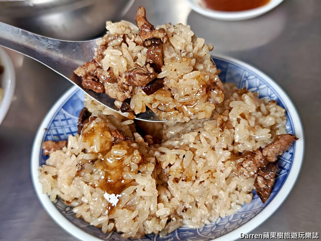 天橋下炒麵、米糕、肉粽,田中美食