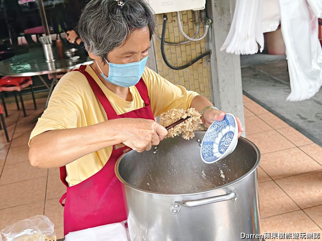 天橋下炒麵、米糕、肉粽,田中美食