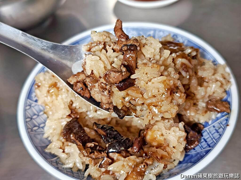 天橋下炒麵、米糕、肉粽,田中美食