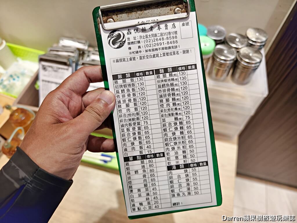 汐止便當,汐止排骨飯,鑫圓排骨,汐止美食,汐止外帶便當