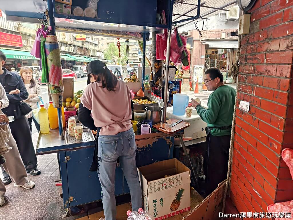 金桔檸檬汁,迪化街金桔檸檬汁,大稻埕金桔檸檬汁,無名金桔檸檬汁
