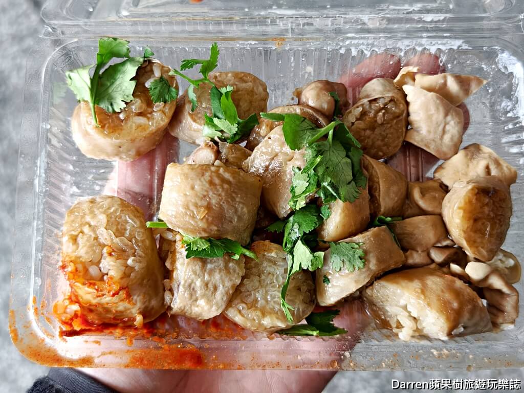 手工糯米腸,桃園美食,南門市場美食,桃園小吃,古早味糯米腸,豬大腸糯米腸