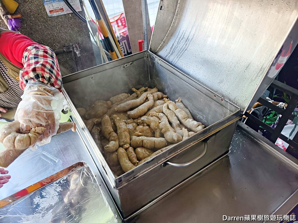 手工糯米腸,桃園美食,南門市場美食,桃園小吃,古早味糯米腸,豬大腸糯米腸