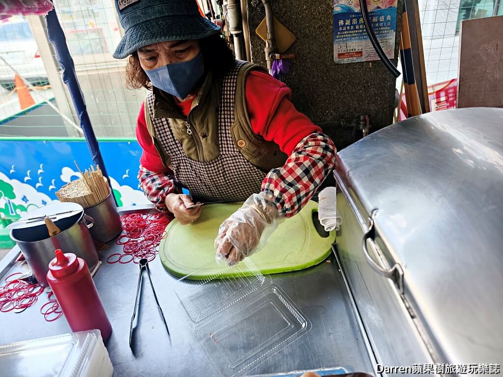 手工糯米腸,桃園美食,南門市場美食,桃園小吃,古早味糯米腸,豬大腸糯米腸