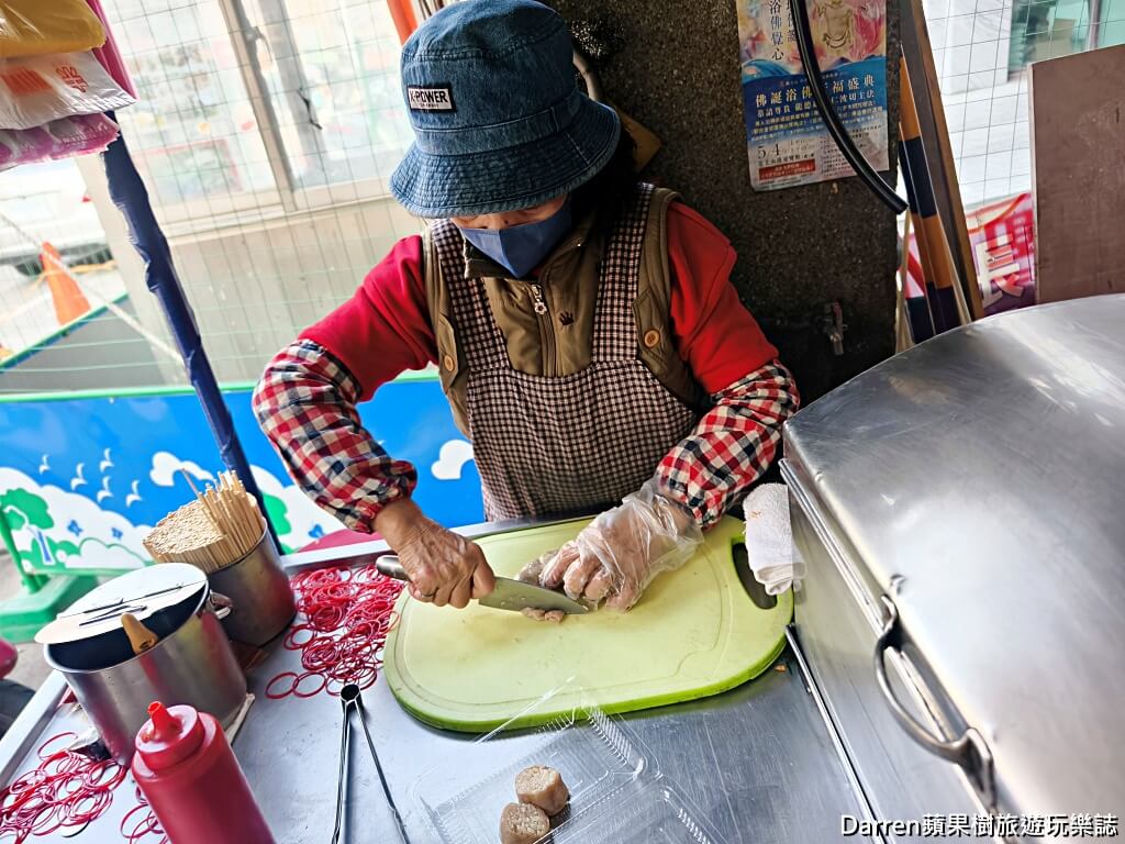 手工糯米腸,桃園美食,南門市場美食,桃園小吃,古早味糯米腸,豬大腸糯米腸