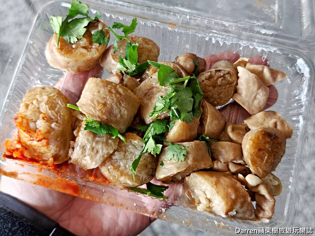 手工糯米腸,桃園美食,南門市場美食,桃園小吃,古早味糯米腸,豬大腸糯米腸