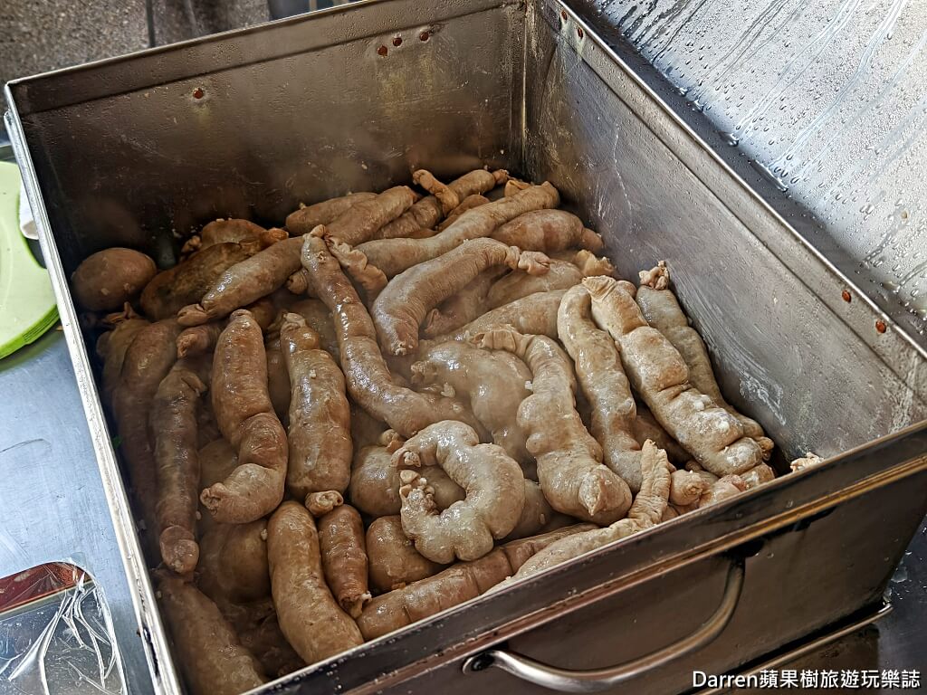 手工糯米腸,桃園美食,南門市場美食,桃園小吃,古早味糯米腸,豬大腸糯米腸