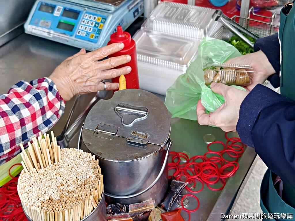 手工糯米腸,桃園美食,南門市場美食,桃園小吃,古早味糯米腸,豬大腸糯米腸
