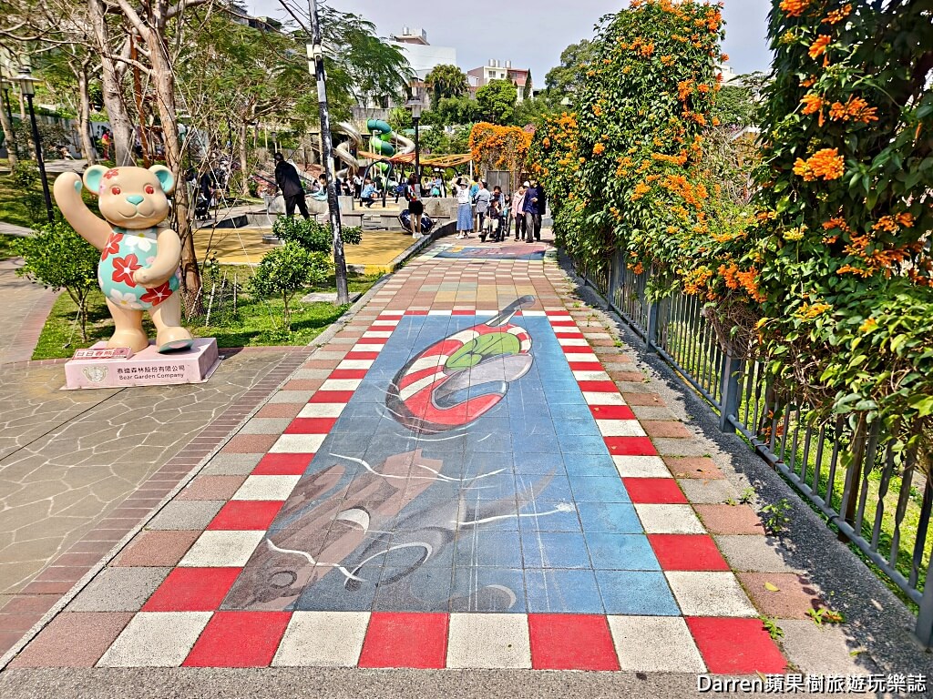 鶯歌永吉公園,永吉公園炮仗花隧道,鶯歌景點,鶯歌炮仗花,新北親子公園