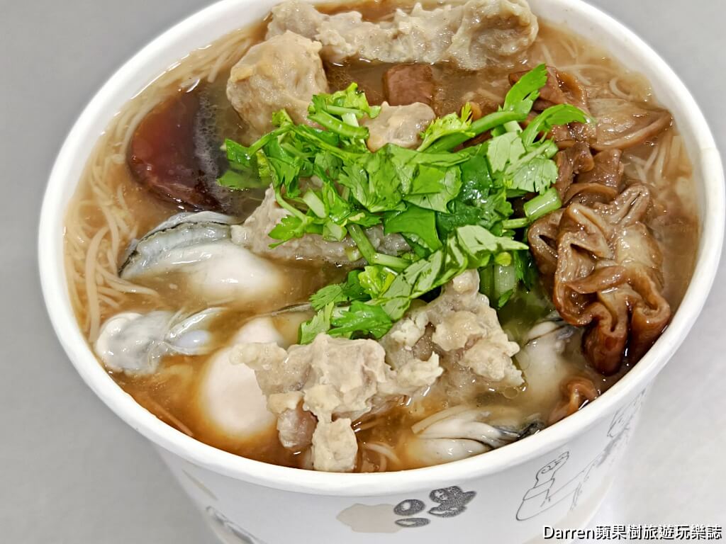 桃園美食,桃園後站美食,元氣の麵線,桃園麵線,桃園小吃,大腸麵線,蚵仔麵線