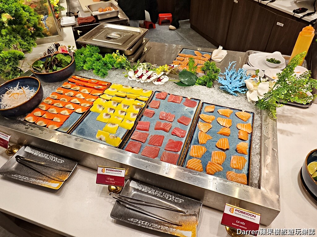 胡志明市美食,胡志明海鮮Buffet,越南吃到飽推薦,胡志明Buffet推薦,胡志明自助餐,Poseidon buffet,越南海鮮吃到飽