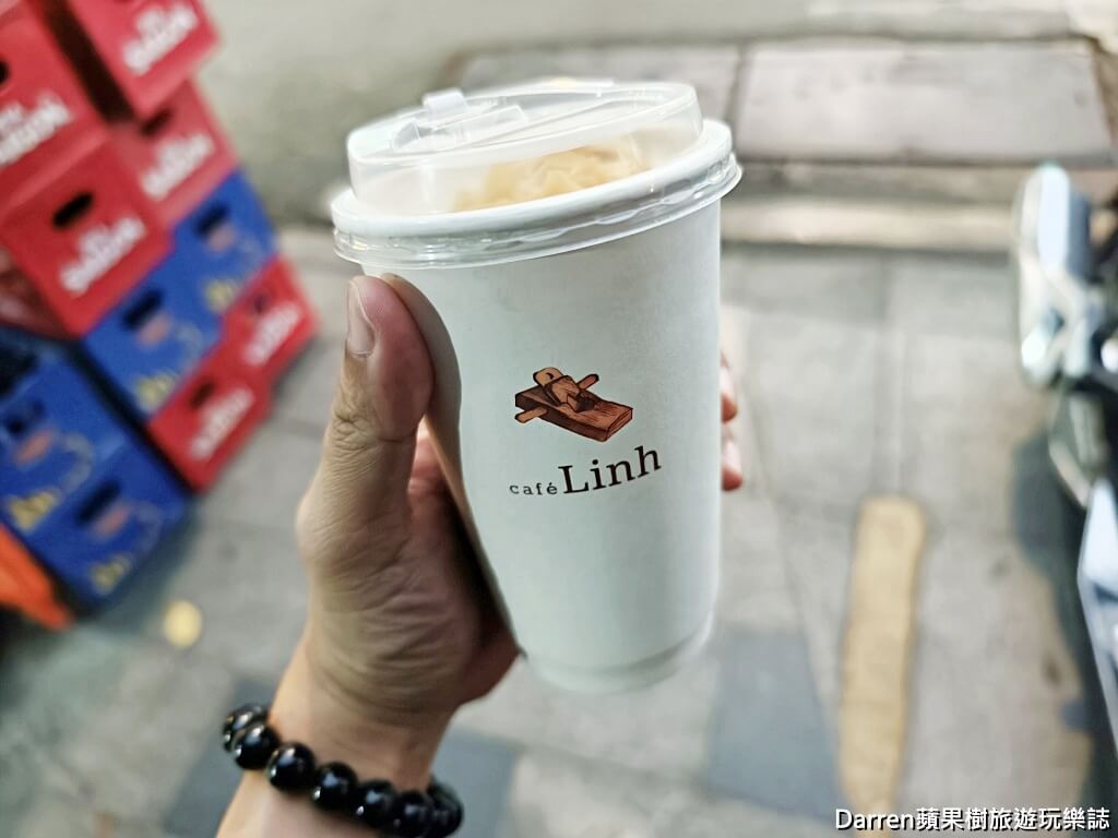 Cà phê Linh,胡志明市咖啡廳,胡志明市咖啡推薦,越南咖啡,越南鹽咖啡,越南椰子咖啡,第一郡咖啡,濱城市場美食,濱城市場咖啡廳,胡志明市美食,胡志明自由行,越南自由行